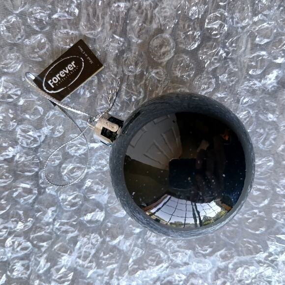 NFL Seattle Seahawks Ball Ornament 2" navy Forever Collectibles - Picture 3 of 6